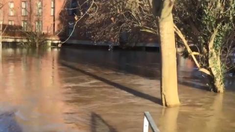 Floods in Buckingham, Christmas 2020