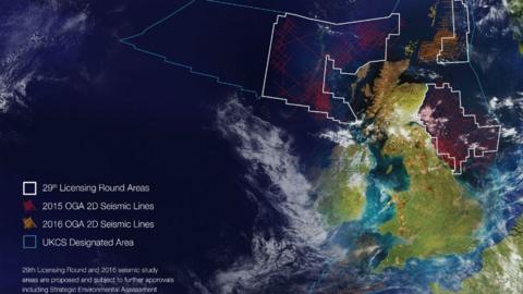 Graphic showing oil and gas data