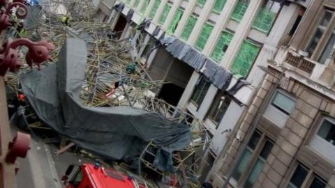 Antwerp scaffolding collapse