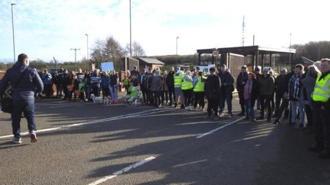 RAF Croughton protest