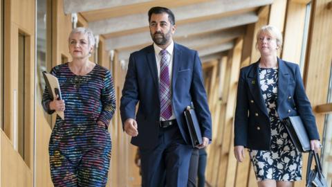 humza yousaf, shona robison and angela constance