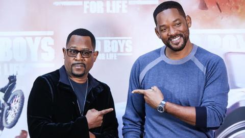 Actors Martin Lawrence and Will Smith