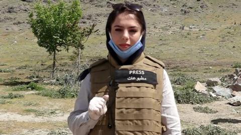 Afghan journalist Anisa Shaheed
