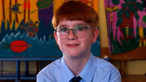 Eleven-year-old Harry lives only a few miles from St Mary's school.
