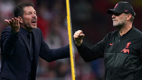 Diego Simeone and Jurgen Klopp