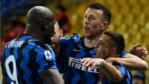 Inter Milan celebrate