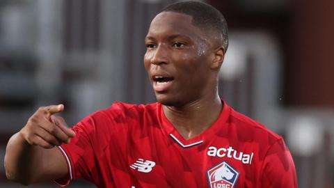 Bafode Diakite  in action for Lille