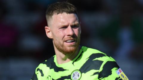 Connor Wickham in action for Forest Green