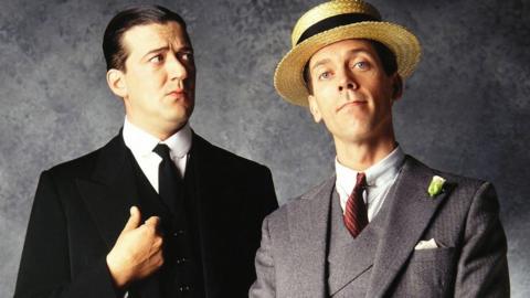 Stephen Fry and Hugh Laurie in Jeeves and Wooster