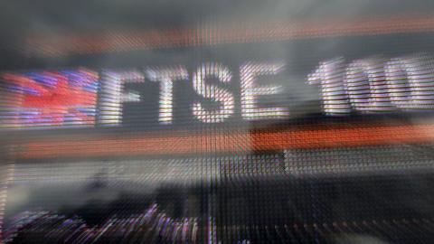 FTSE 100 in text