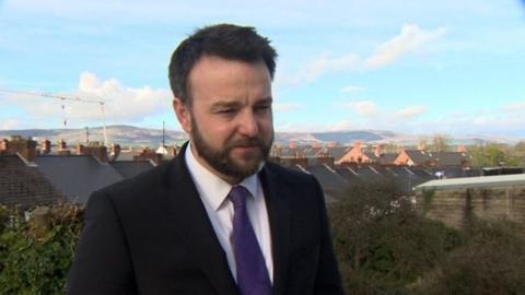 SDLP leader Colum Eastwood has said he does not feel betrayed by former party leader Mark Durkan's decision to run in the European election for Fine Gael.