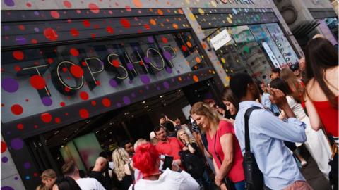 A Topshop store