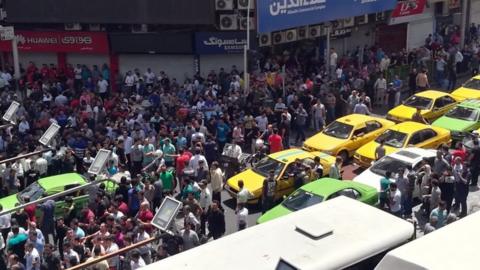 Traders protests in Tehran, 25 June
