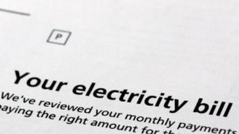 An electricity bill. File photo