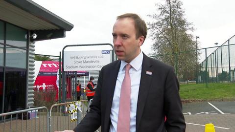 Health Secretary Matt Hancock