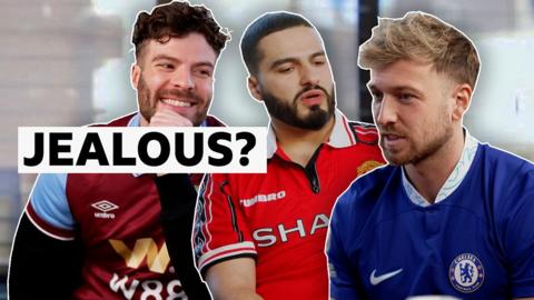 Sam Thompson, Kae Kurd and Jordan North discuss Chelsea, Manchester United and Burnley's poor seasons so far and which of their rivals they're most jealous of.