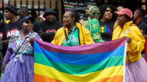 Uganda gay rights protest