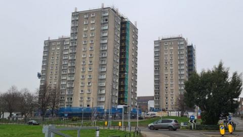 tower blocks in Thurrock