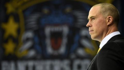 Corey Neilson while in charge of Nottingham Panthers