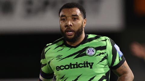 Troy Deeney playing for Forest Green Rovers