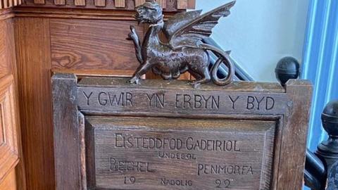 Cadair Eisteddfod Gadeiriol Bethel a Phenmorfa 1922