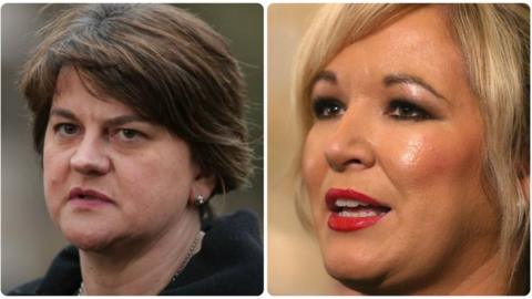 Arlene Foster and Michelle O'Neill