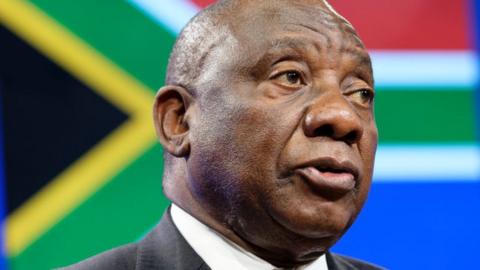 South Africa's President Cyril Ramaphosa pictured in November 2018.