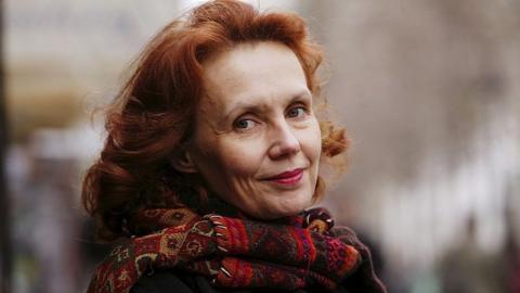 Finnish Composer Kaija Saariaho In Paris: At The Pompidou Center In Paris, France On January 27, 2004