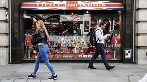 "Little Britania" shop sign