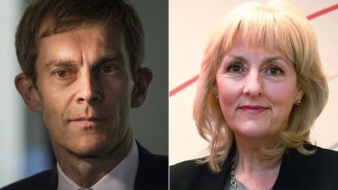 Seumas Milne and Jennie Formby