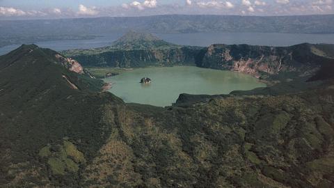 Crater lake of Taal Volcano