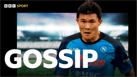 Napoli's Kim Min-jae with the BBC Sport Gossip logo