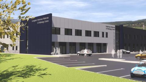 CGI of planned CVS Group facility in Livingston