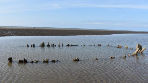 The shipwreck of Endeavour which sank in 1854 was revealed in July