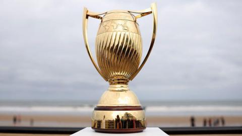Women's Rugby World Cup trophy.