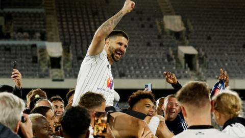 Fulham celebrate