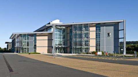 Ceredigion council offices in Aberystwyth