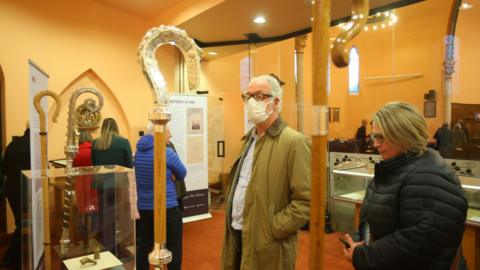 Crozier at St Matthew's Church Belfast