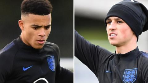 Mason Greenwood and Phil Foden