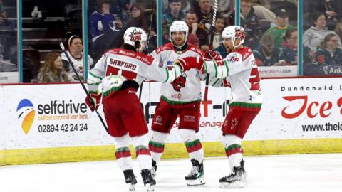 Cardiff Devils celebrate