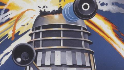 A piece of artwork based on the darlek