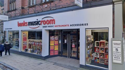 Banks Musicroom shop exterior