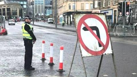 Leith Walk junction with London Road in Edinburgh