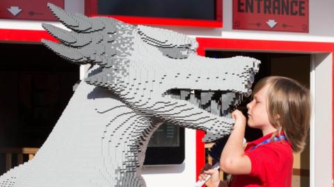 Stanley Bolland, 7, at Legoland Windsor