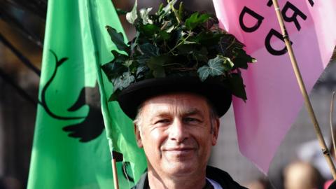 Chris Packham outside Buckingham Palace