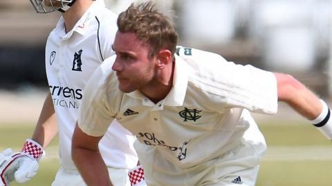 Stuart Broad's return of 3-50 was his best Notts bowling figures since taking 5-73 against Somerset, also at Trent Bridge, in April 2019