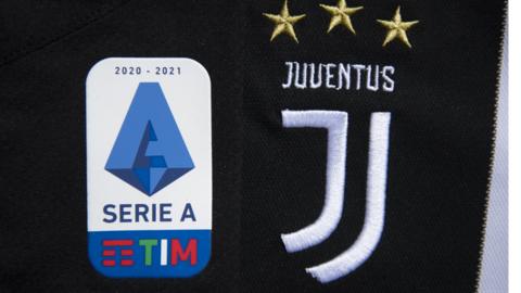 Juventus and Serie A badges