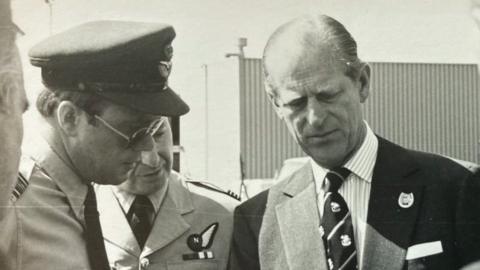 Geoffrey Williams and Prince Philip