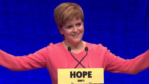 Nicola Sturgeon at SNP conference