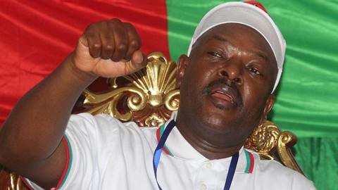 Picture of Burundi President Pierre Nkurunziza